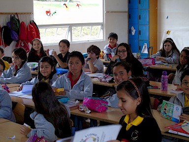 Atahualpa geht jetzt in die fünfte Klasse